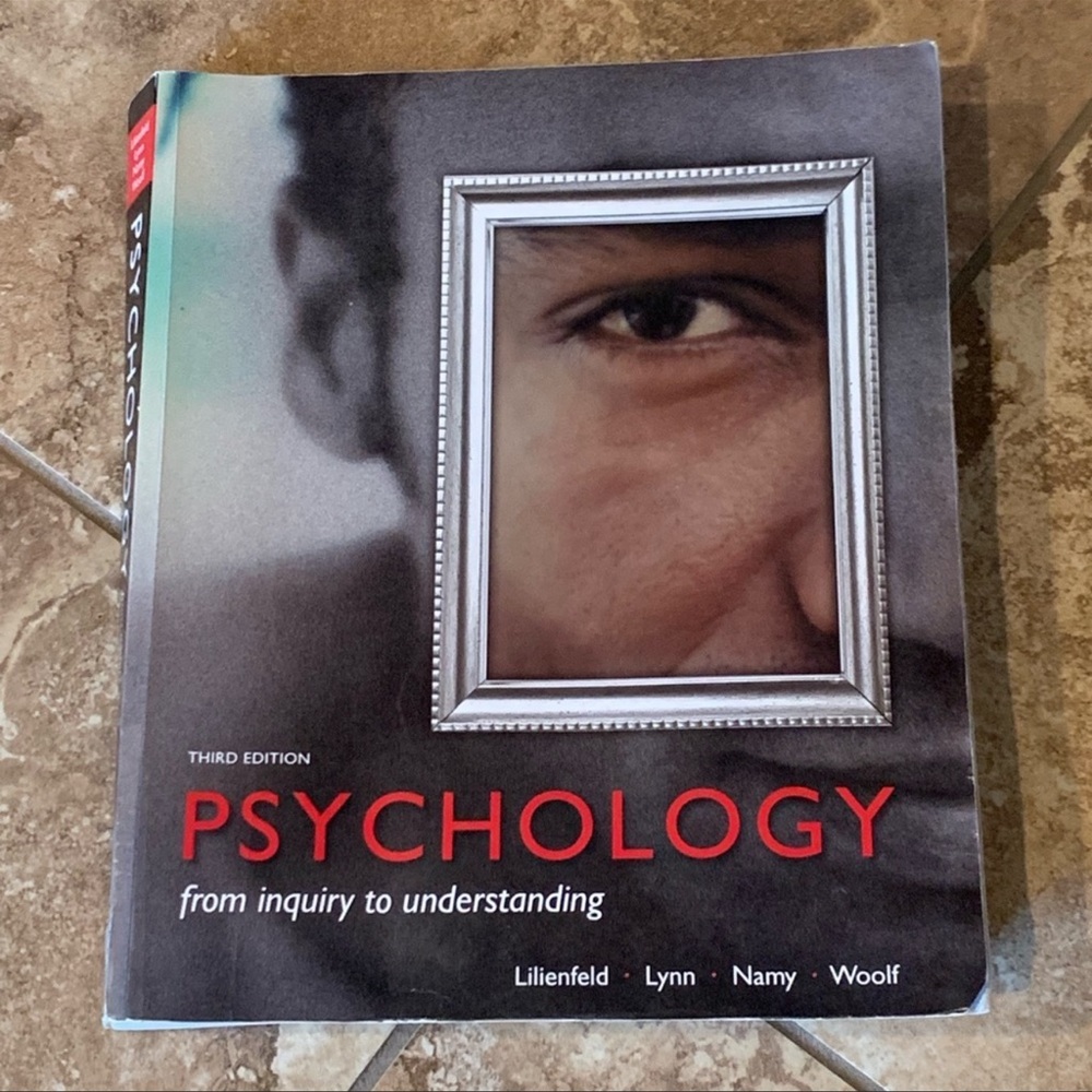 Psychology Textbook - Black/Gray Cover